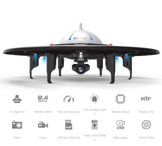 Review Drone DBPower U845 UFO terbaru